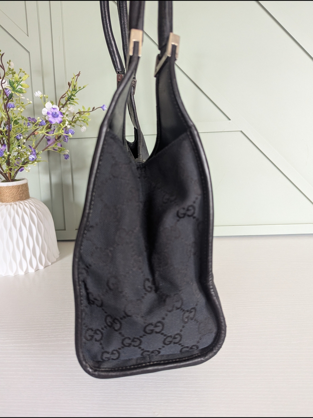 vintage Gucci Jackie Bardot Hobo Bag, recognized by its classic half-moon - Picture 7 of 16